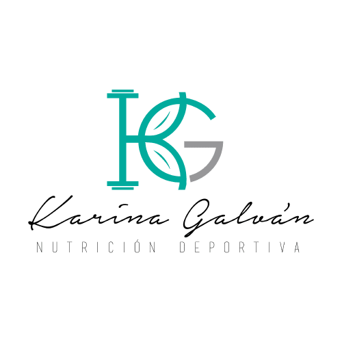 Logo Karina Galvan Nutrición Deportiva